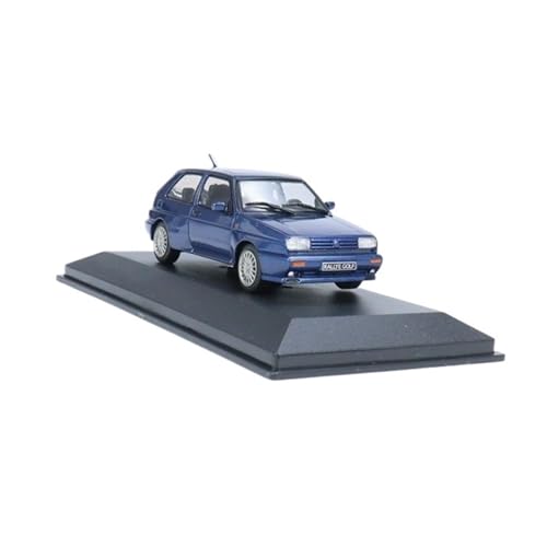 Modellauto Im Maßstab 1:43 Für Volkswagen Golf 1989 2 Farbkombinationen Rot Legierung Skala Modell Auto Für Die Sammlung(Blue) von YLQERZ