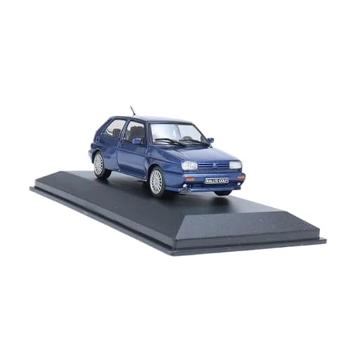 Modellauto Im Maßstab 1:43 Für Volkswagen Golf 1989 Rot/blau Legierung Metall Druckguss Sammlung Ornamente Auto Modell Für Die Sammlung(Blue) von YLQERZ