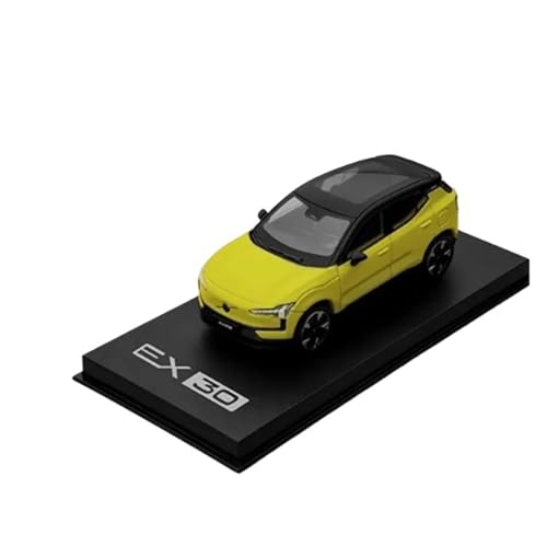 Modellauto Im Maßstab 1:43 Für Volvo EX30 Legierung Auto Modell Erwachsene Souvenir Statische Display Hobby Spielzeug CollectibleClassic Für Die Sammlung(Yellow) von YLQERZ