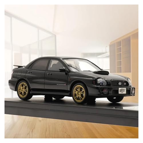 Modellauto Im Maßstab 1:43 Harzdruckguss Für Impreza WRX STi 2001 Stil Automodell Fahrzeuge Simulation Spielzeug Modellsammlung Für Die Sammlung(Black) von YLQERZ
