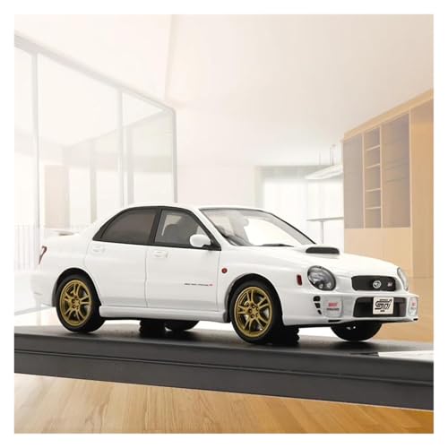 Modellauto Im Maßstab 1:43 Harzdruckguss Für Impreza WRX STi 2001 Stil Automodell Fahrzeuge Simulation Spielzeug Modellsammlung Für Die Sammlung(White) von YLQERZ