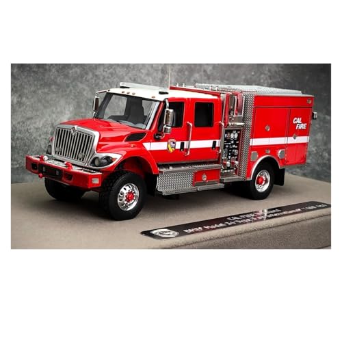 Modellauto Im Maßstab 1:50 Für 7400 4X4 BM3 Wildnis 3 Feuer Rettungs LKW Stahl Rad Rot Harz Dekoriert Modell Auto Für Die Sammlung(Style 2) von YLQERZ