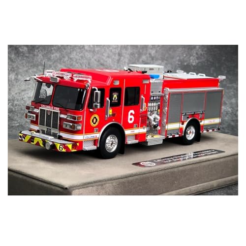 Modellauto Im Maßstab 1:50 Für Feuerwehr Sutphen Monarch Feuerwehrauto Dekoration Landschaft Ornamente Simulation Spiel Automodell Für Die Sammlung(Style 2) von YLQERZ