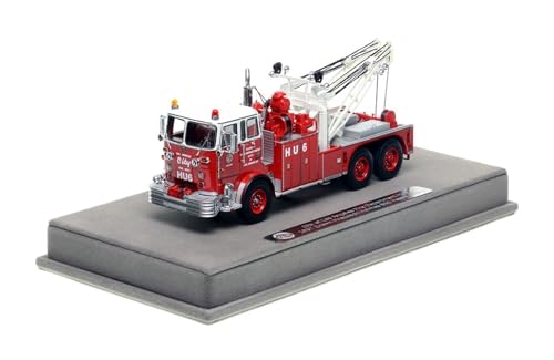 Modellauto Im Maßstab 1:50 Für Feuerwehrauto 850 Heavy 1967 Home Art Deco Modell Auto Sammler Rot Gelb Für Die Sammlung(Red) von YLQERZ