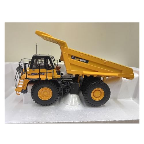 Modellauto Im Maßstab 1:50 Für HD605 Bergbau Auto Dump LKW Legierung Engineering Auto Modell Gelb Szene Dekoration Für Die Sammlung von YLQERZ