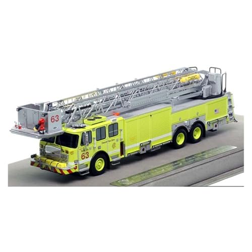 Modellauto Im Maßstab 1:50 Für O'Hare 2021 E-ONE Cyclone II Turm Leiter Feuer LKW Modell Spielzeug Fahrzeuge Für Die Sammlung von YLQERZ