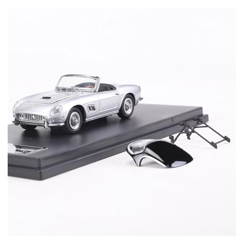 Modellauto Im Maßstab 1:64 Für 250GT SWB California Cabrio Open Top Edition Legierung Auto Modell Silber Für Die Sammlung Modellauto Im Maßstab 1:64 Für 250GT SWB California Cabrio Open Top Edition Legierung Auto Modell Silber Für Die Sammlung von YLQERZ