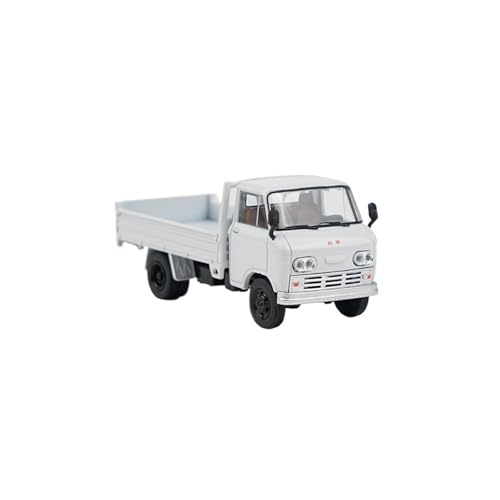Modellauto Im Maßstab 1:64 Für BJ-130 Leicht-LKW Kurzachse Muldenkipper Modell Weiß Ornamente Kleinen Maßstab Spielzeug Für Die Sammlung von YLQERZ