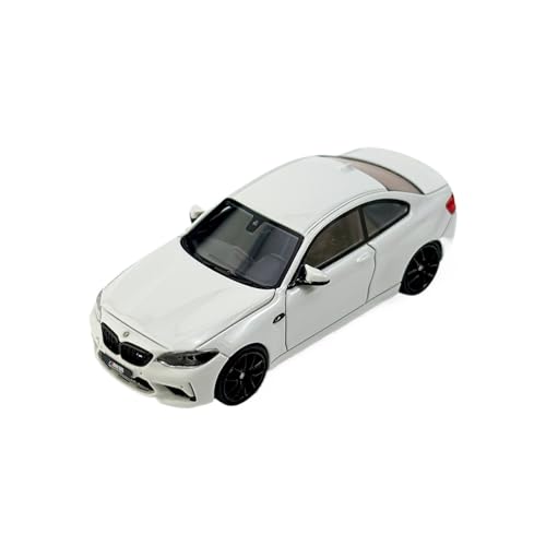 Modellauto Im Maßstab 1:64 Für BMW M2 Wettbewerb Harz Auto Modell Sammlung Orange Skala Metall Ornamente Für Die Sammlung(White) von YLQERZ