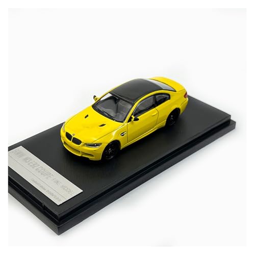 Modellauto Im Maßstab 1:64 Für BMW M3 E92 Legierung Auto Modell Sammlung Ornamente Kleine Maßstab Metall Spielzeug Für Die Sammlung(Yellow) von YLQERZ