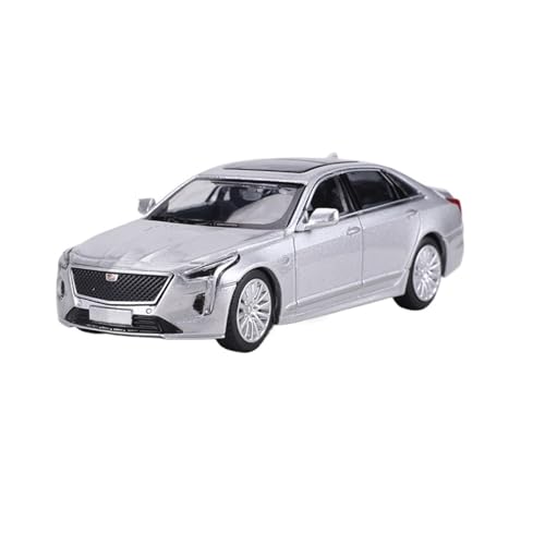 Modellauto Im Maßstab 1:64 Für Cadillac CT5 CT6 Legierung Guss Ornamente Geeignet Für Geburtstag Und Weihnachten Modell Auto Für Die Sammlung(Silver) von YLQERZ