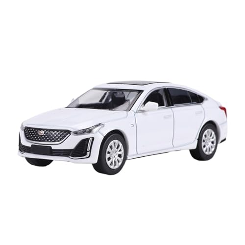 Modellauto Im Maßstab 1:64 Für Cadillac CT5 CT6 Legierung Guss Ornamente Geeignet Für Geburtstag Und Weihnachten Modell Auto Für Die Sammlung(White) von YLQERZ