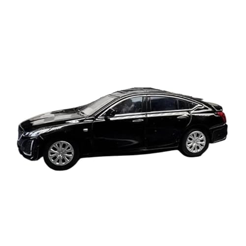 Modellauto Im Maßstab 1:64 Für Cadillac Ct5 Legierung Miniatur Diecast Limousine Auto Modell Liebhaber Desktop Dekorationen Schwarz Weiß Für Die Sammlung(Black) von YLQERZ