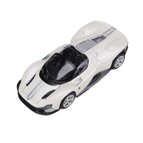 Modellauto Im Maßstab 1:64 Für Ferrari Daytona SP3 Sportwagen Legierung Modell Hobby Diese Sammlung Ornamente Rot Für Die Sammlung(White) von YLQERZ
