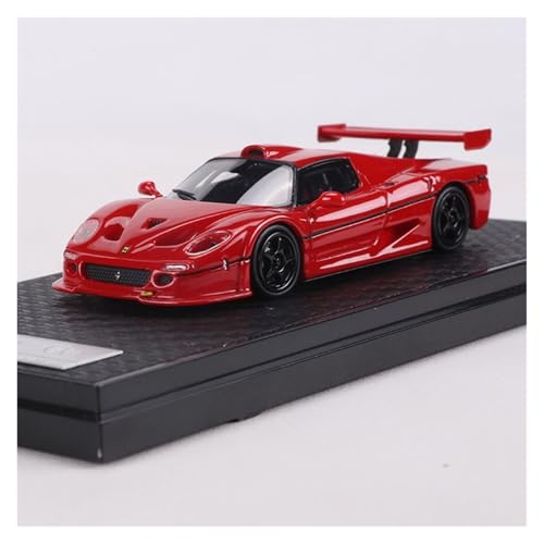 Modellauto Im Maßstab 1:64 Für Ferrari F50 Sport Auto Harz Auto Modell Sammlung Ornamente Rot Schwarz Räder Für Die Sammlung(Red) von YLQERZ