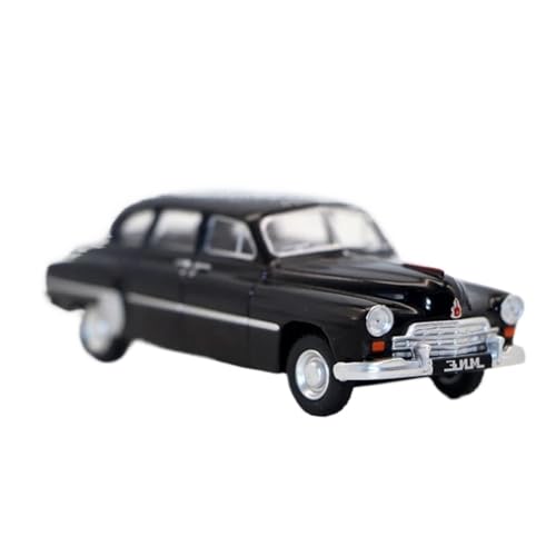 Modellauto Im Maßstab 1:64 Für GAZ-12 ZIM Legierung Druckguss Spielzeug Fahrzeuge Miniatur Skala Modell Auto Szene Dekoration Schwarz Für Die Sammlung von YLQERZ