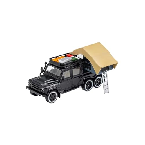 Modellauto Im Maßstab 1:64 Für Land Rover Defender 6 * 6 Modifizierte Version Schwarz Legierung Kleine Auto Modell Für Liebhaber Zu Sammeln Für Die Sammlung von YLQERZ
