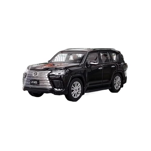 Modellauto Im Maßstab 1:64 Für Lexus LX600 SUV Legierung Auto Modell Erwachsene Sammlung Ornamente Dekoration Hobby Weiß Für Die Sammlung(Black) von YLQERZ