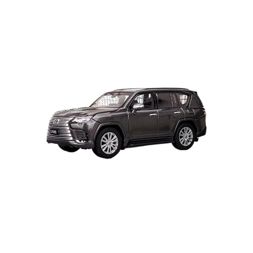 Modellauto Im Maßstab 1:64 Für Lexus LX600 SUV Legierung Auto Modell Erwachsene Sammlung Ornamente Dekoration Hobby Weiß Für Die Sammlung(Dark Gray) von YLQERZ