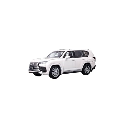 Modellauto Im Maßstab 1:64 Für Lexus LX600 SUV Legierung Auto Modell Erwachsene Sammlung Ornamente Dekoration Hobby Weiß Für Die Sammlung(White) von YLQERZ