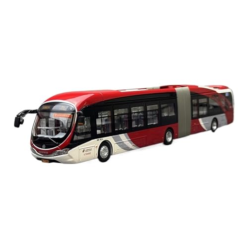Modellauto Im Maßstab 1:64 Für Little Red Fish Nr. 1 Yinlong Gelenkbus Modell Dekoration Statische Ornamente Für Die Sammlung von YLQERZ
