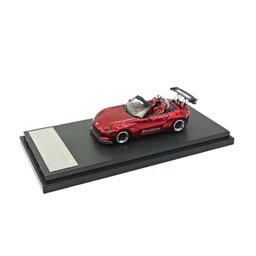 Modellauto Im Maßstab 1:64 Für Mazda MX-5 Galvanik Cabrio Legierung Auto Modell Kleine Maßstab Ornamente Spielzeug Für Die Sammlung(Red) von YLQERZ