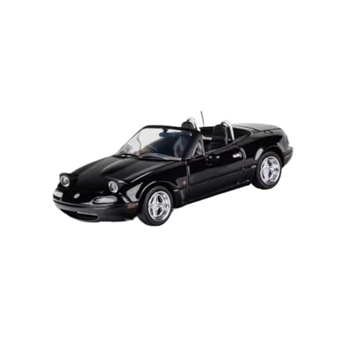 Modellauto Im Maßstab 1:64 Für Mazda MX5 Eunos Roadster NA Metall Weiß Legierung Auto Modell Kleine Maßstab Ornamente Schwarz Für Die Sammlung(Black) von YLQERZ