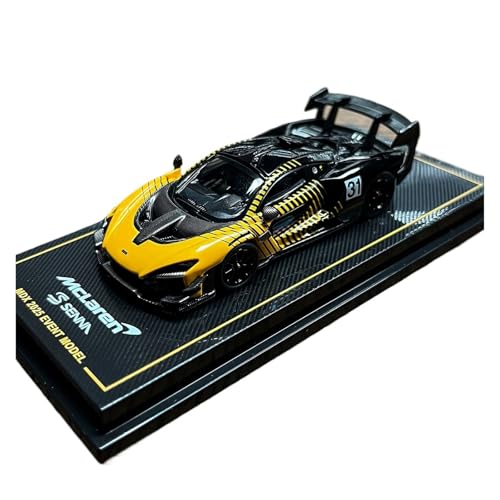 Modellauto Im Maßstab 1:64 Für McLaren Senna GTR Gelb Und Schwarz Ausstellungsversion Statische Metallgussornamente Für Die Sammlung Modellauto Im Maßstab 1:64 Für McLaren Senna GTR Gelb Und Schwarz Ausstellungsversion Statische Metallgussornamente Für Die Sammlung von YLQERZ