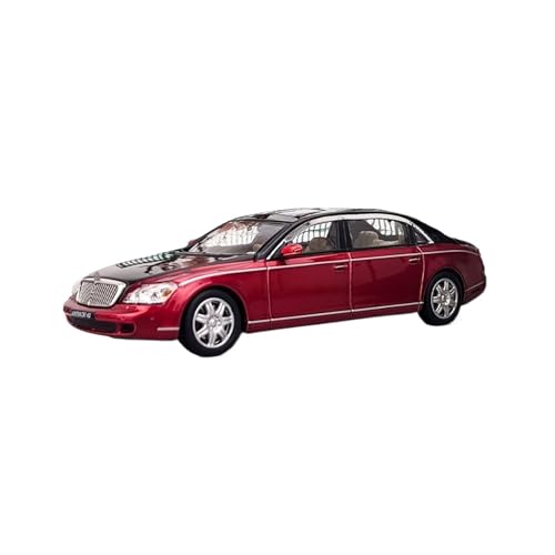 Modellauto Im Maßstab 1:64 Für Mercedes Maybach 62 4-türige Schiebedach Edition Legierung Automodelle Für Erwachsene Favorit Für Die Sammlung(Red) von YLQERZ