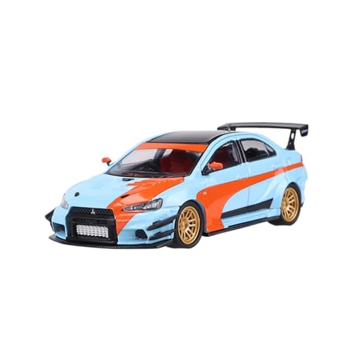 Modellauto Im Maßstab 1:64 Für Mitsubishi Lancer EVO X 10. Generation Wide Body Modifizierte Version Legierung Automodellsammlung Für Die Sammlung von YLQERZ