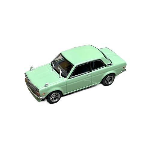 Modellauto Im Maßstab 1:64 Für Nissan Datsun510 Grün Simulation Metall Spielzeug Dekoration Hobby Legierung Automodelle Für Die Sammlung von YLQERZ