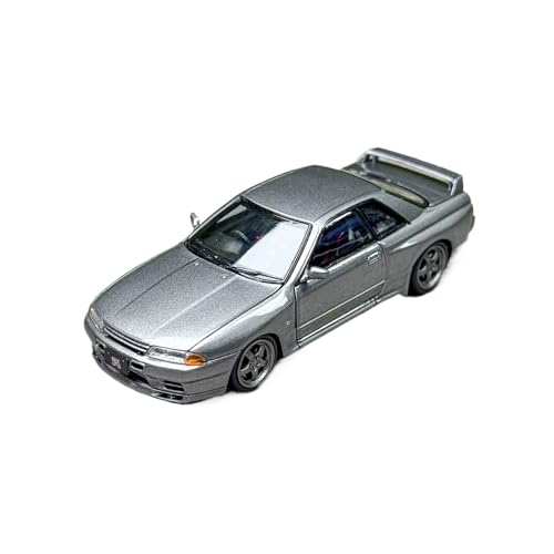 Modellauto Im Maßstab 1:64 Für Nissan GT-R R32 S-Tune Skyline Silber Legierung Volle Offene Auto Modell Metall Casting Ornamente Für Die Sammlung Modellauto Im Maßstab 1:64 Für Nissan GT-R R32 S-Tune Skyline Silber Legierung Volle Offene Auto Modell Metall Casting Ornamente Für Die Sammlung von YLQERZ