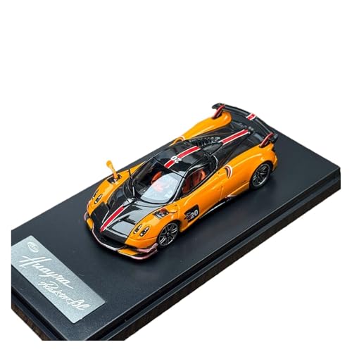Modellauto Im Maßstab 1:64 Für Pagani Huaya Cabrio BC Display Hobby Ornamente Legierung Miniatur Auto Modell Für Die Sammlung(Orange) von YLQERZ