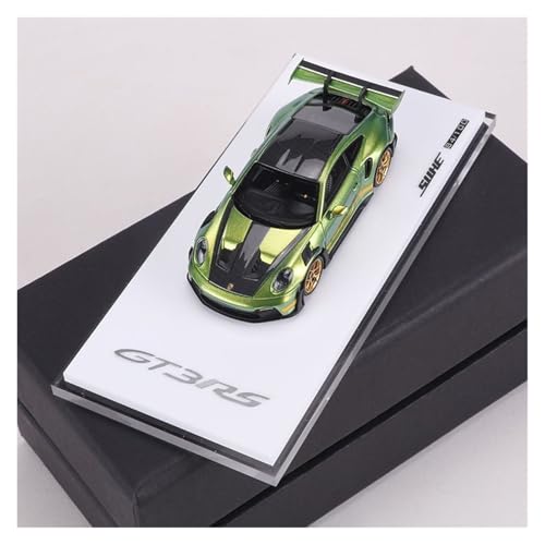 Modellauto Im Maßstab 1:64 Für Porsche 911 GT2RS Harz Auto Modell Erwachsene Sammlung Statische Ornamente Blau Für Die Sammlung(Green) von YLQERZ