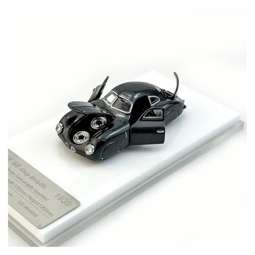 Modellauto Im Maßstab 1:64 Für Porsche TY64 1939 Metallguss Spielzeug Grau Legierung Voll Offen Simulation Automodell Für Die Sammlung von YLQERZ