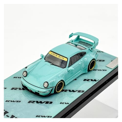 Modellauto Im Maßstab 1:64 Für Porsche911 964RWB Legierung Auto Modell Sammlung Metall Ornamente Spielzeug Blau Für Die Sammlung von YLQERZ