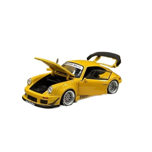 Modellauto Im Maßstab 1:64 Für RWB930 Malaysia Edition Diecast Modell Auto Gelb Hause Und Büro Dekorationen Ornamente Für Die Sammlung von YLQERZ