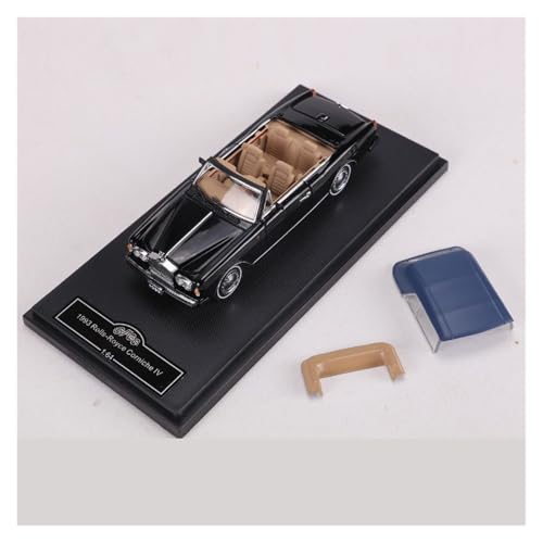 Modellauto Im Maßstab 1:64 Für Rolls-Royce Corniche IV Cabrio Oldtimer Legierung Auto Modell Sammlung Ornamente Für Die Sammlung(Black) von YLQERZ