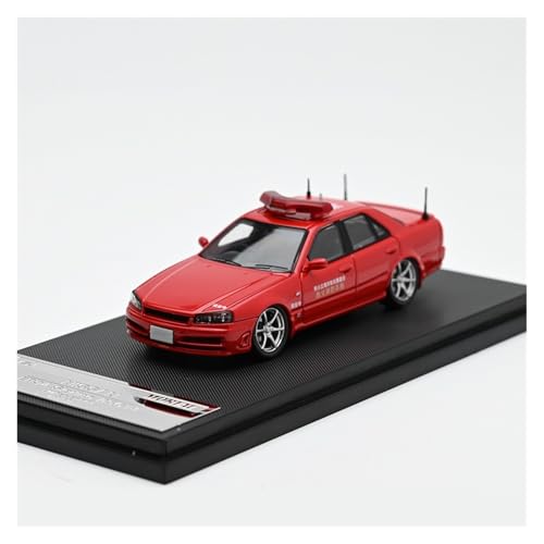 Modellauto Im Maßstab 1:64 Für Skyline ER34 Skyline 25GT Legierung Auto Modell Ornament Rot Grau Dekoration Hobby Sammlung Für Die Sammlung(Red) von YLQERZ