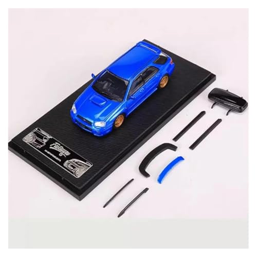 Modellauto Im Maßstab 1:64 Für Subaru Impreza STI 8 Generation Reise/Limousine Legierung Auto Modell Sammlung Dekoration Für Die Sammlung(Blue 1) von YLQERZ