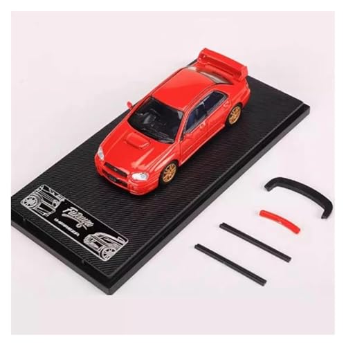 Modellauto Im Maßstab 1:64 Für Subaru Impreza STI 8 Generation Reise/Limousine Legierung Auto Modell Sammlung Dekoration Für Die Sammlung(Red 1) von YLQERZ