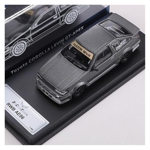 Modellauto Im Maßstab 1:64 Für Toyota AE86 Wide Body Modifizierte Version Legierungsauto-Modellsammlung Geeignet Für Erwachsene Und Sammler Für Die Sammlung(Gray) von YLQERZ
