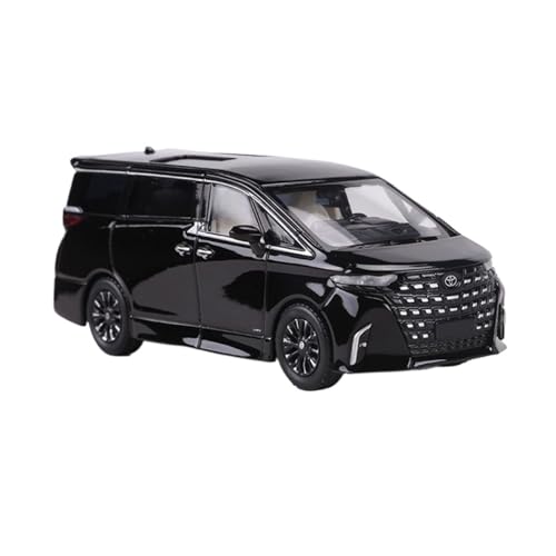 Modellauto Im Maßstab 1:64 Für Toyota Alphard MPV Kommerziellen Fahrzeug 2023 Legierung Auto Modell Sammlung Schwarz Für Die Sammlung(Black) von YLQERZ