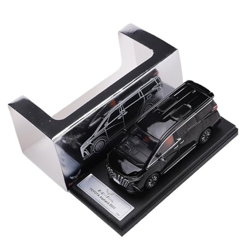 Modellauto Im Maßstab 1:64 Für Toyota Alphard MPV Kommerziellen Fahrzeug 2024 Legierung Auto Modell Sammlung Schwarz Souvenir Für Die Sammlung(Black Right Rudder) von YLQERZ