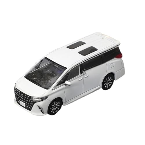 Modellauto Im Maßstab 1:64 Für Toyota Alphard MPV Kommerziellen Fahrzeug 2024 Legierung Auto Modell Sammlung Schwarz Souvenir Für Die Sammlung(White Right Rudder) von YLQERZ