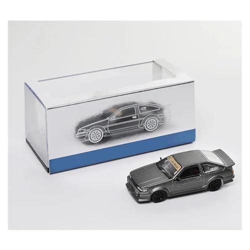 Modellauto Im Maßstab 1:64 Für Toyota Corolla Levin E86 JDM Legierung Gießt Druck Spielzeug Fahrzeuge Miniatur Maßstab Modell Auto Für Die Sammlung(Gray) von YLQERZ