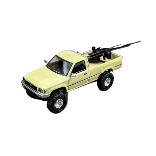 Modellauto Im Maßstab 1:64 Für Toyota Hilux 1995 Einreihiges 4WD-Legierungsautomodell Geeignet Für Hobbyspielzeug Für Erwachsene Für Die Sammlung(Yellow) von YLQERZ