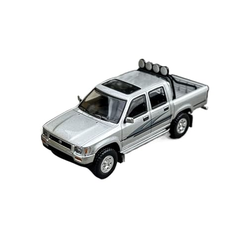 Modellauto Im Maßstab 1:64 Für Toyota Hilux Doppelreihiges Allrad-Automodell 1994 Aus Legierung Geeignet Für Die Erwachsenensammlung Für Die Sammlung(Silver) von YLQERZ