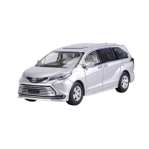 Modellauto Im Maßstab 1:64 Für Toyota Sena MPV Legierung Metall Casting Kunst Ornamente Modell Auto Sammlung Schwarz Für Die Sammlung(Silver) von YLQERZ