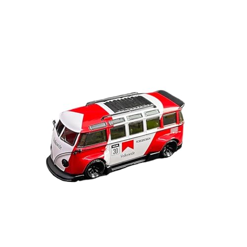 Modellauto Im Maßstab 1:64 Für Volkswagen T1 Van Van Speed ​​Wide Body Legierung Auto Modell Sammlung Ornamente Blau Für Die Sammlung(White) von YLQERZ